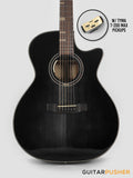 Tyma G-10 BKSE Solid Sitka Spruce Top Mahogany Auditorium Acoustic-Electric Guitar with T-200 MAX preamp