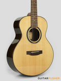 Tyma M-20SE Solid Spruce Top Indian Rosewood Mini Jumbo Acoustic-Electric Guitar with Tyma T-200 pickups