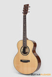 Tyma M-20SE Solid Spruce Top Indian Rosewood Mini Jumbo Acoustic-Electric Guitar with T-200 MAX preamp
