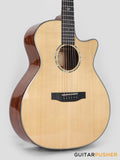 Tyma TG-10E Solid Sitka Spruce Top African Peach Core Grand Auditorium Acoustic-Electric Guitar with T200 MAX pickup