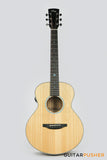 Tyma TS-5PE Paulownia Top Sapele Travel Size Acoustic-Electric Guitar with OS1 Pickup