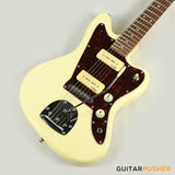 Vintage V65V Reissue Offset Electric Guitar - Vintage White