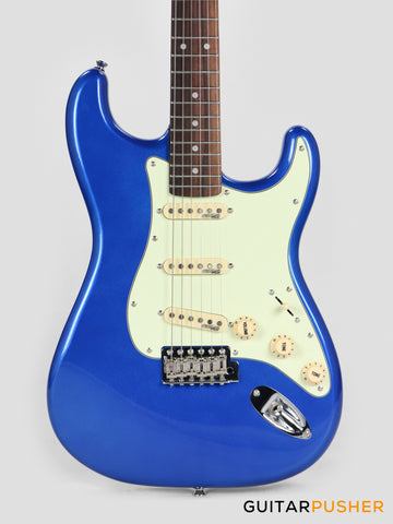 Vintage V6 Reissued S-Style Electric Guitar - Candy Apple Blue