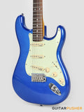 Vintage V6 Reissued S-Style Electric Guitar - Candy Apple Blue