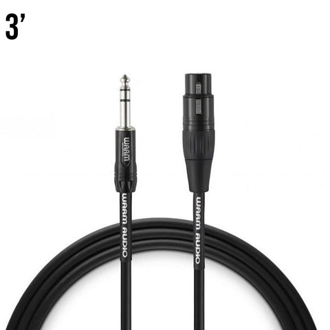 Warm Audio Pro Series Studio & Live XLR Female to TRS Male Cable