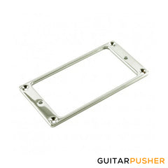 WD Metal Humbucker Mounting Ring Flat - Black - GuitarPusher
