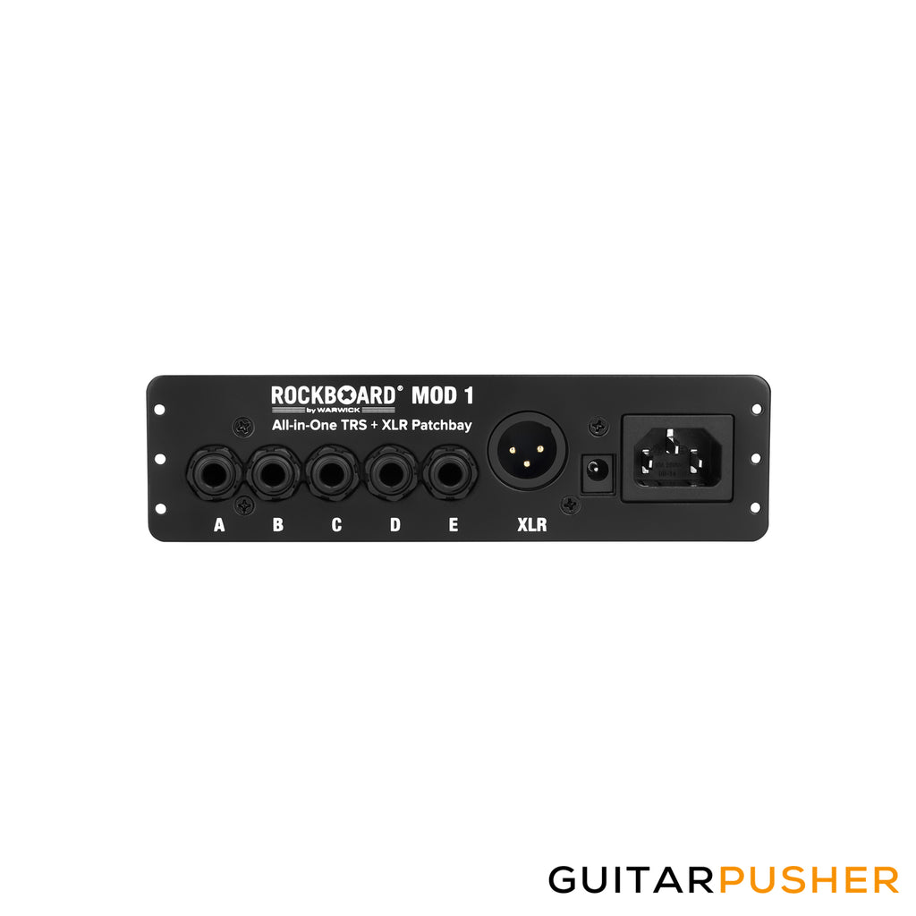 Rockboard by Warwick MOD1 v2 - TRS, XLR, IEC & DC Patchbay