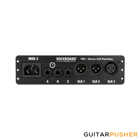 Rockboard by Warwick MOD3 v2 - TRS, DC, IEC & XLR Patchbay