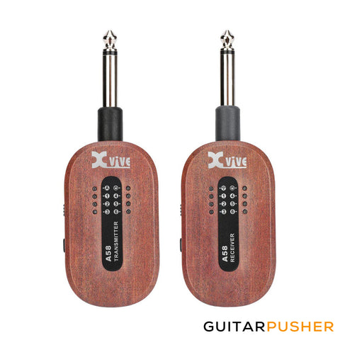 Xvive Audio A58 5.8GHz Wireless Guitar System - Mahogany