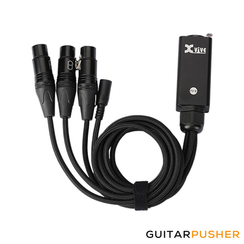 Xvive Audio PX-B 3-Channel Snake Cable (Black)
