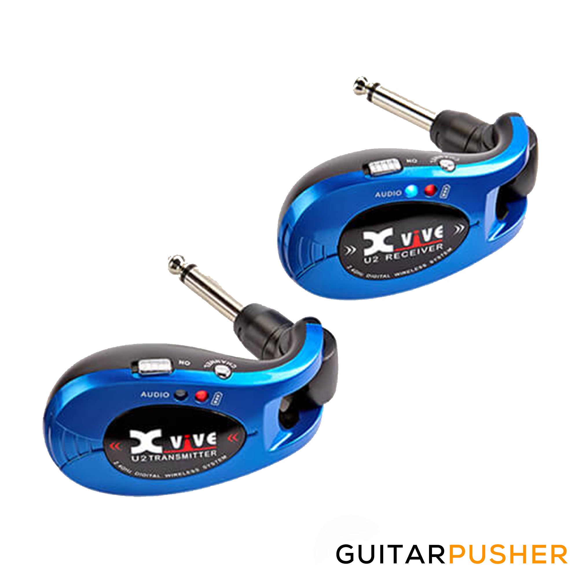 Xvive Audio U2 Digital Wireless Guitar System - Blue – GuitarPusher