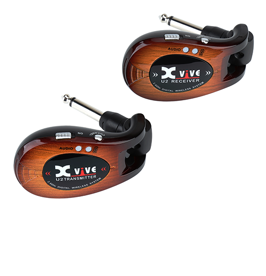 Xvive Audio U2 Digital Wireless Guitar System Sunburst GuitarPusher
