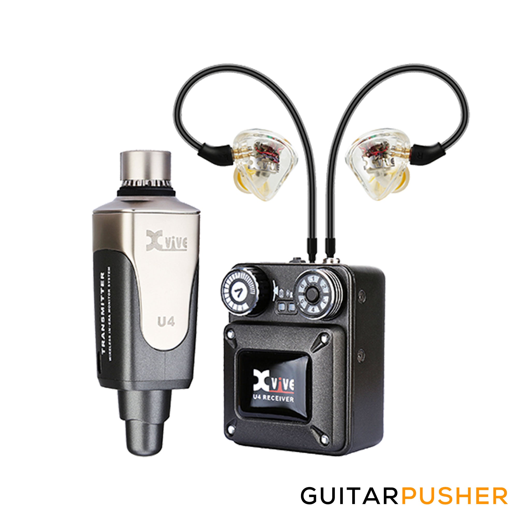 Xvive Audio U4T9 Complete System + T9 In-Ears (Black) – GuitarPusher