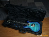 PRS Guitars Custom 24 Electric Guitar (Caroll Blue w/ Blue Burst 10-Top)