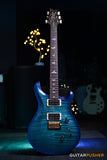 PRS Guitars Custom 24 Electric Guitar (Caroll Blue w/ Blue Burst 10-Top)