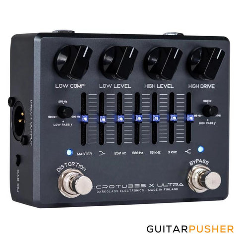 Darkglass Microtubes X Ultra Bass Preamp Pedal - GuitarPusher