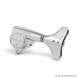 Graphtech Single Ratio Tuner for Bass Modern Style Machine Head - Chrome - GuitarPusher