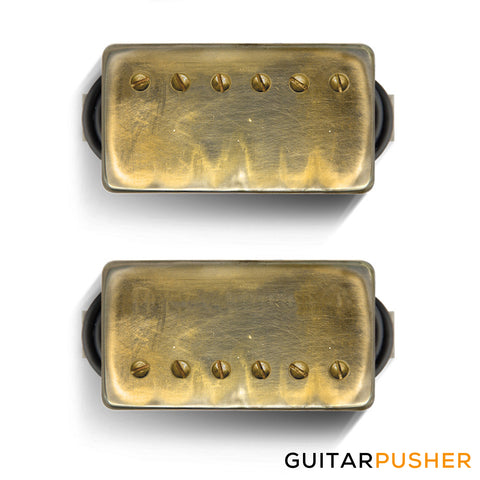Bareknuckle Mule Calibrated Set, Aged Gold Covered, Aged Gold Screws, Unpotted, 50mm Spacing, Short Leg, 2-Con