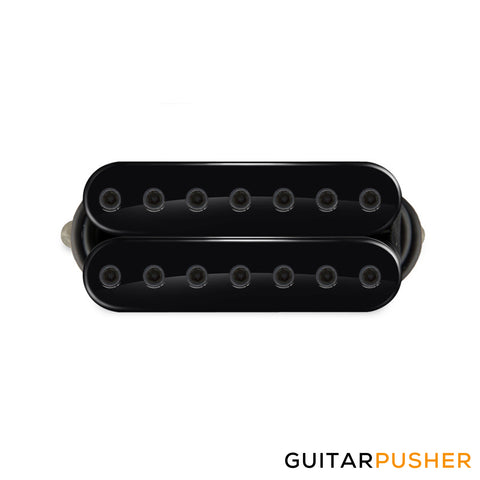 Bareknuckle Warpig Bridge, 7-String Open Black, Black Bolts, Alnico V