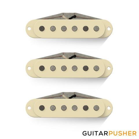 Bareknuckle Strat Irish Tour Calibrated Set, 6-string Vintage Staggered, RWRP, Cream