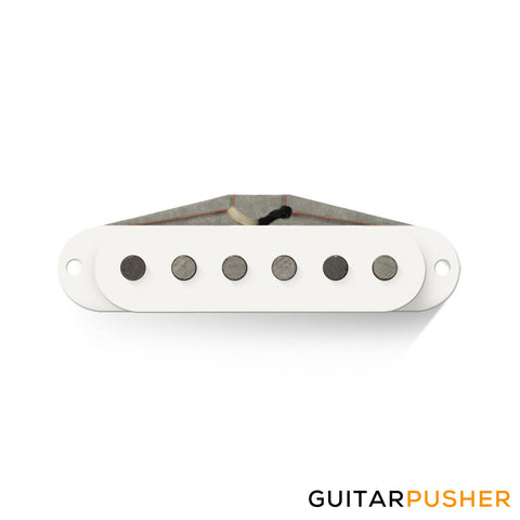 Bareknuckle Slow Hand Neck Strat Pickup, Vintage Staggered, White