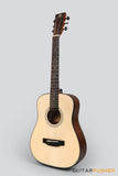 Phoebus Baby-30E v3 3/4 Dreadnought (3rd Gen.) Travel Acoustic-Electric Guitar (Spruce) w/ Gig Bag