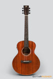 Phoebus Baby-N GS-E v3 All Mahogany GS Mini (3rd Gen.) Travel Acoustic-Electric Guitar w/ Gig Bag - GuitarPusher