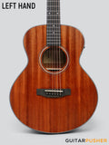 Phoebus Baby-N GS-E v3 All Mahogany GS Mini (3rd Gen.) Travel Acoustic-Electric Guitar w/ Gig Bag - LEFT HAND