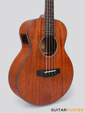Phoebus Buddie 01-E Solid Top All-Mahogany GS Mini Acoustic-Electric Bass w/ Gig Bag
