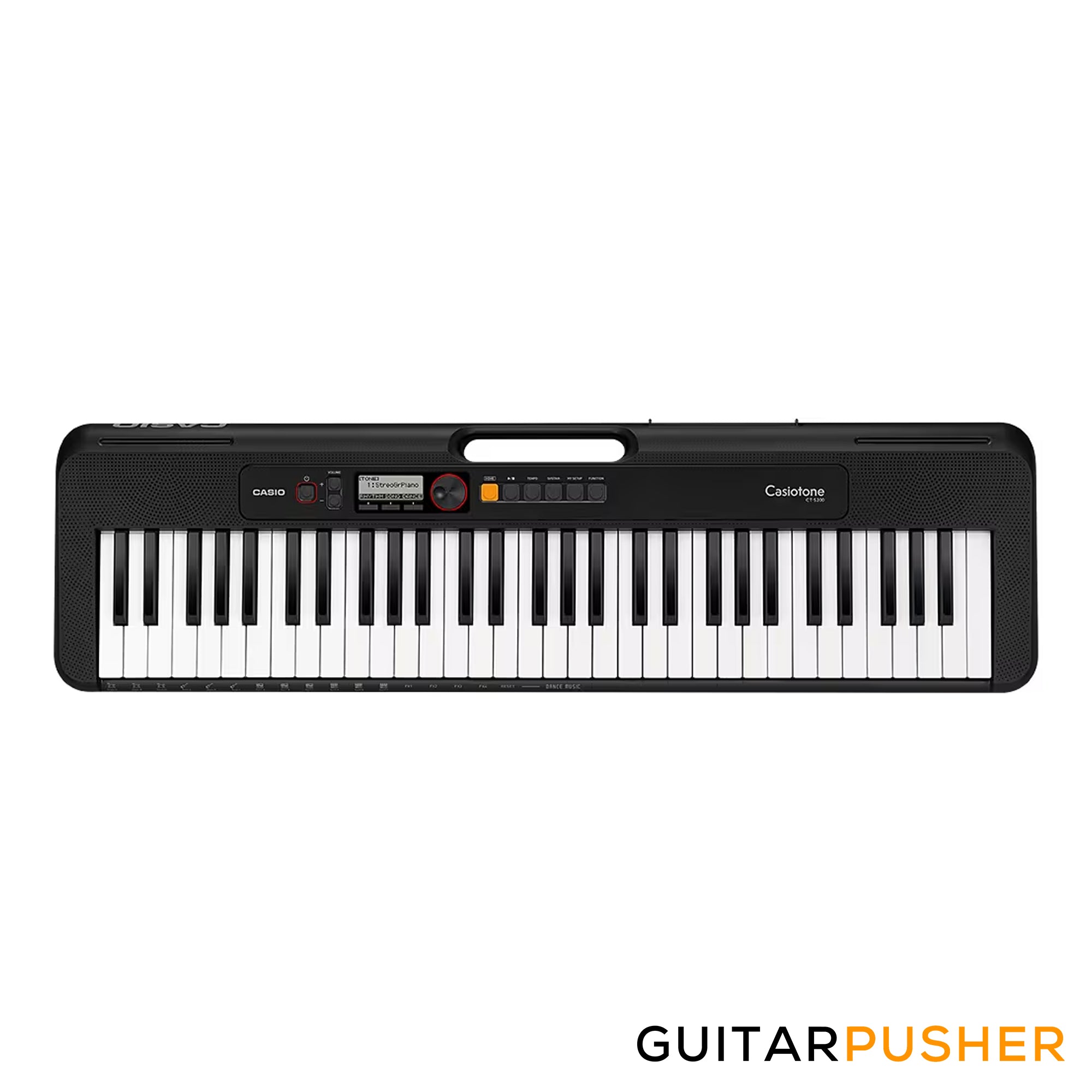 Casio CT-S200BK-FA Casiotone 61-Key Electronic Keyboard - Black –  GuitarPusher