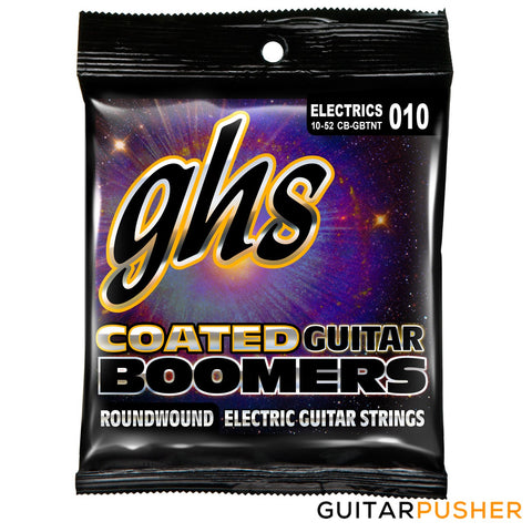 GHS Coated Boomers GBTNT Thin-Thick Electric Guitar Strings 10-52 (10 13 17 30 44 52)