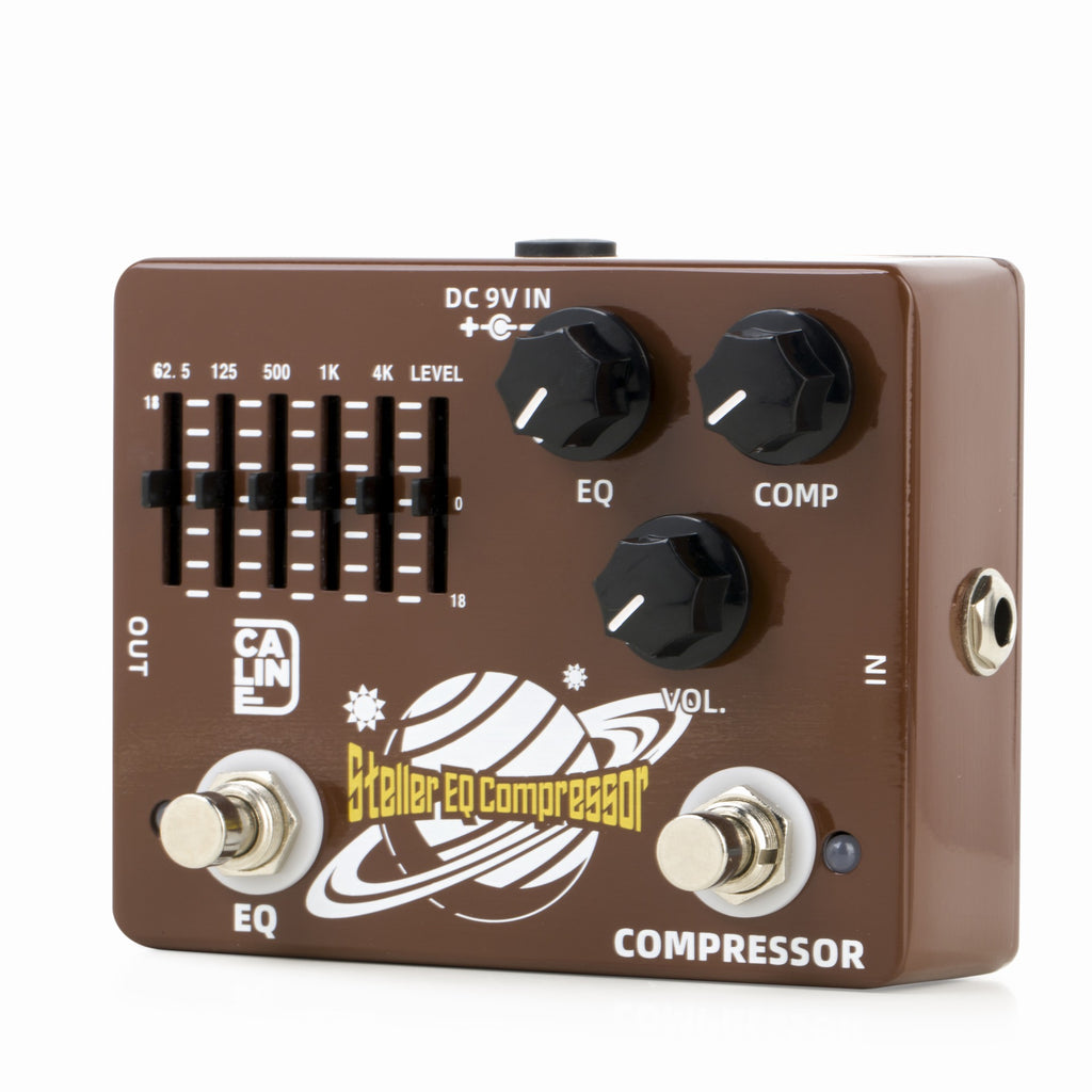 compressor vs eq pedal Caline DCP-10 Stellar EQ/Compressor Pedal – GuitarPusher