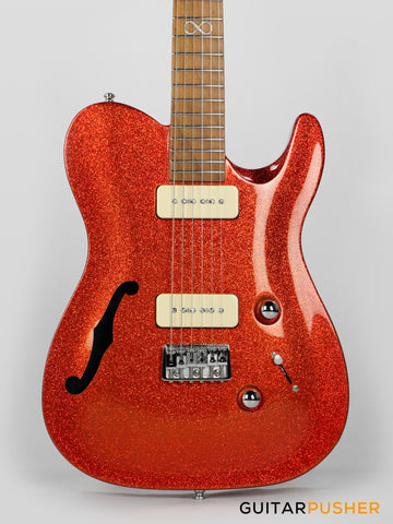 Chapman Guitars ML3 PRO Traditional Semi-Hollow - Burnt Orange Sparkle