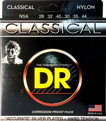 DR Nylon-Silver Plated Classical Guitar Strings