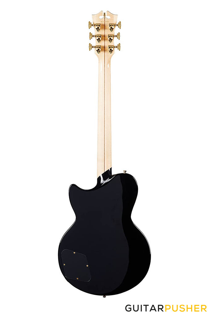 D'Angelico Deluxe Atlantic Black Electric Guitar – GuitarPusher