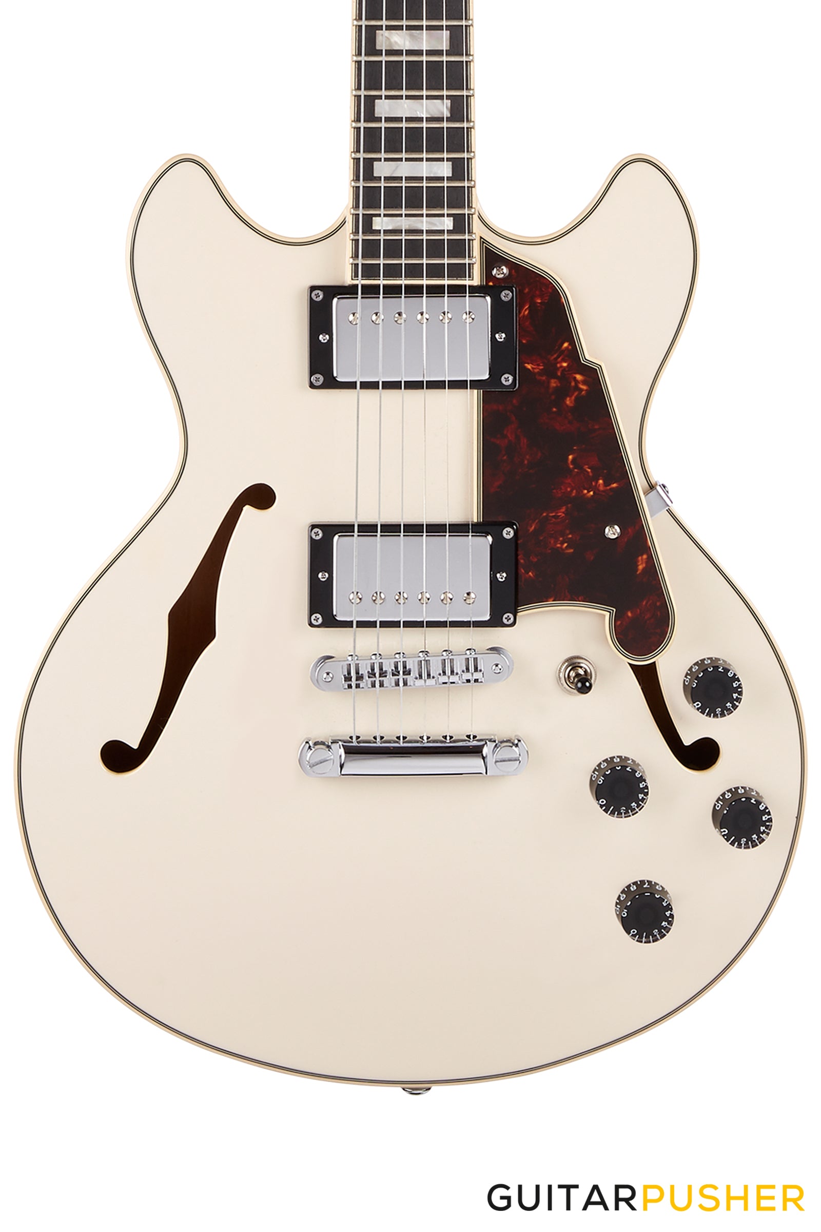 D'Angelico Premier Mini DC Champagne Electric Guitar – GuitarPusher