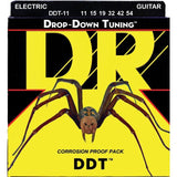 DR DDT Drop Down Tuning Electric Guitar Strings - GuitarPusher