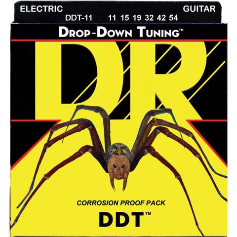 DR DDT Drop Down Tuning Electric Guitar Strings - GuitarPusher
