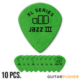 Dunlop Tortex Jazz III XL Guitar Pick 498R .88mm - Green