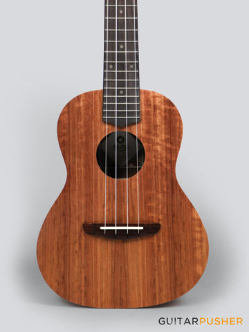 MeiTone E1-C Concert All-Acacia Ukulele - GuitarPusher