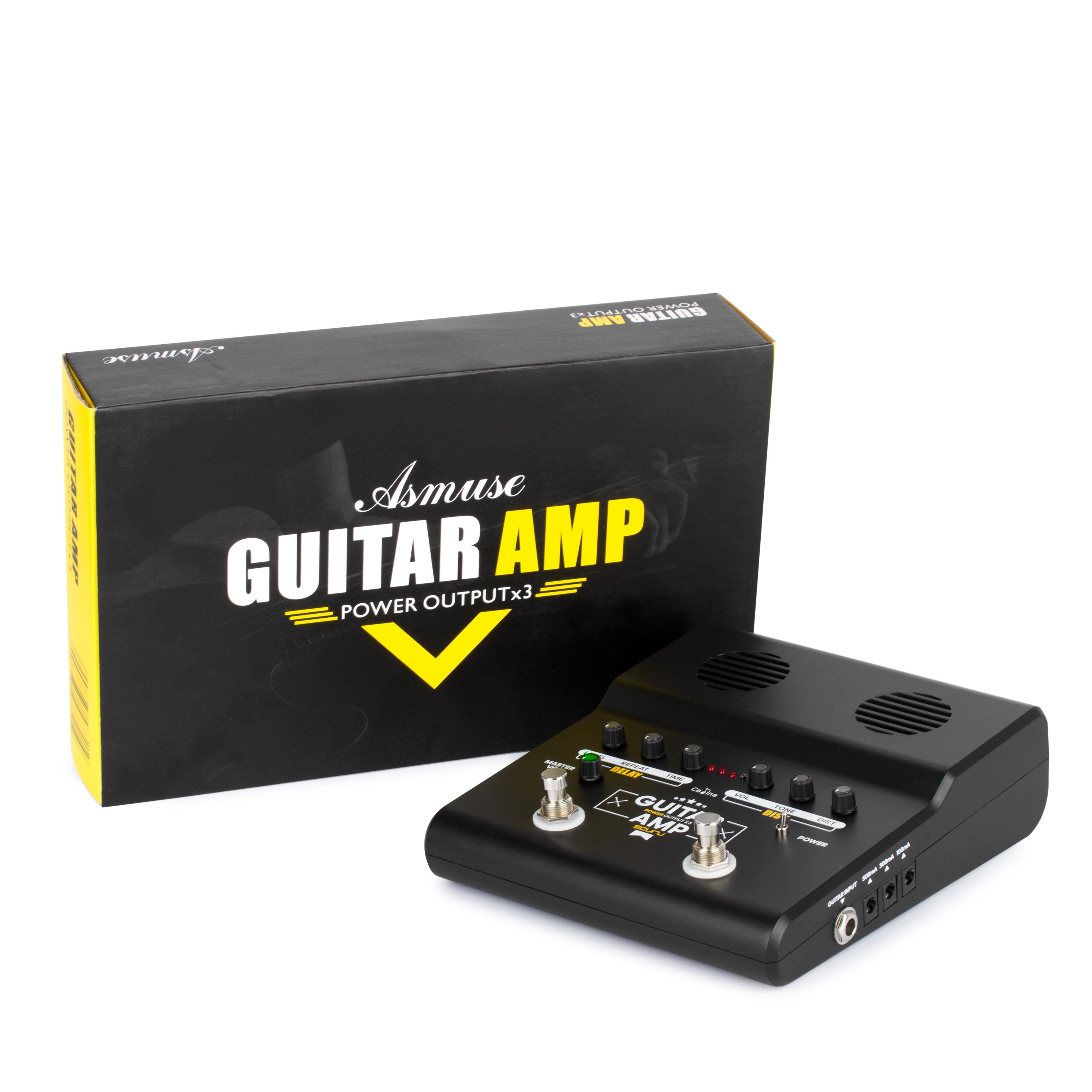 asmuse pedal power Scuru S5 Mini Guitar Amp with Power Supply and Effects – GuitarPusher
