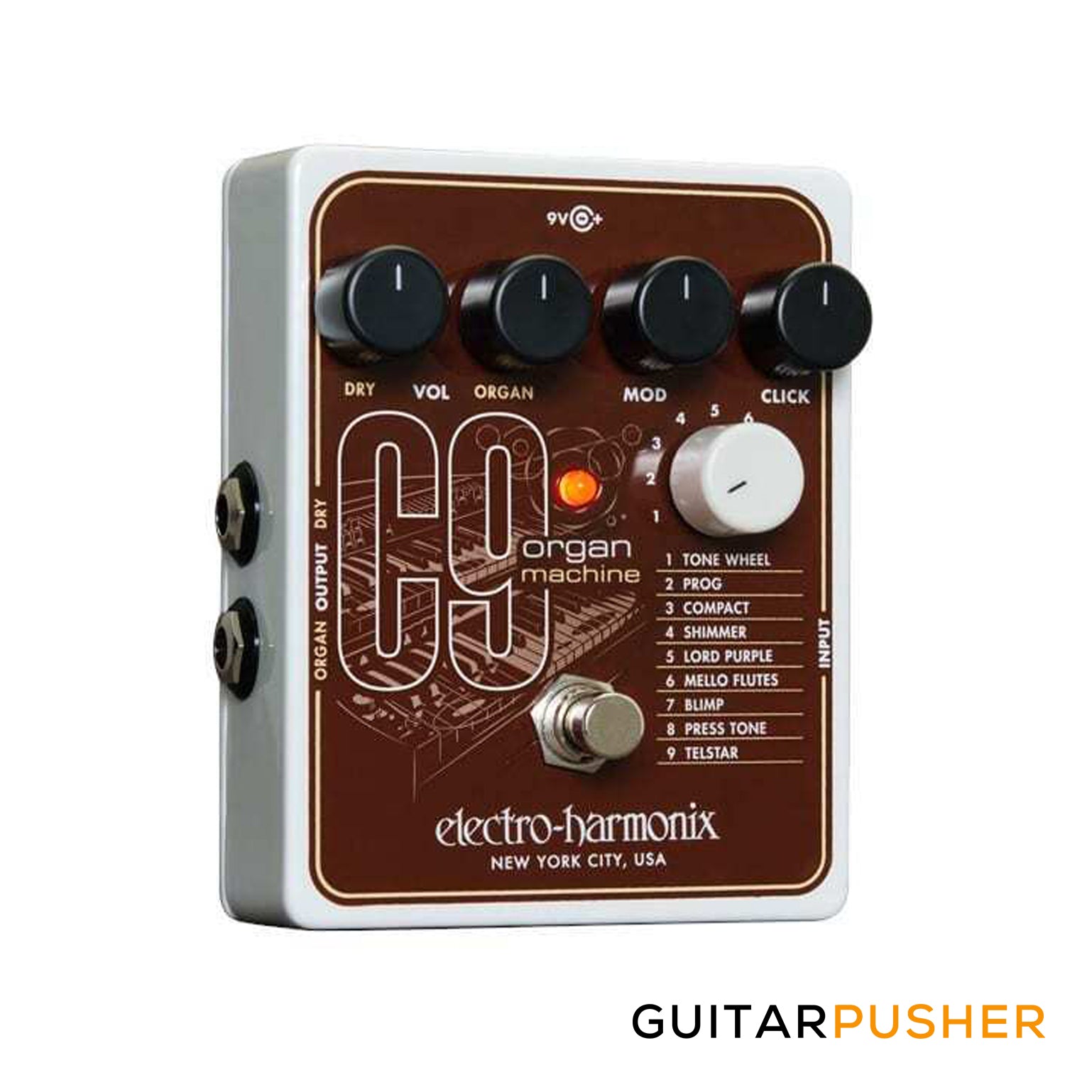 ギター electro-harmonix C9 Organ Machine Electro-Harmonix C9 Organ Machine Effect Pedal – GuitarPusher