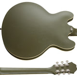 Epiphone Casino Worn Full Hollow Electric Guitar - Olive Drab