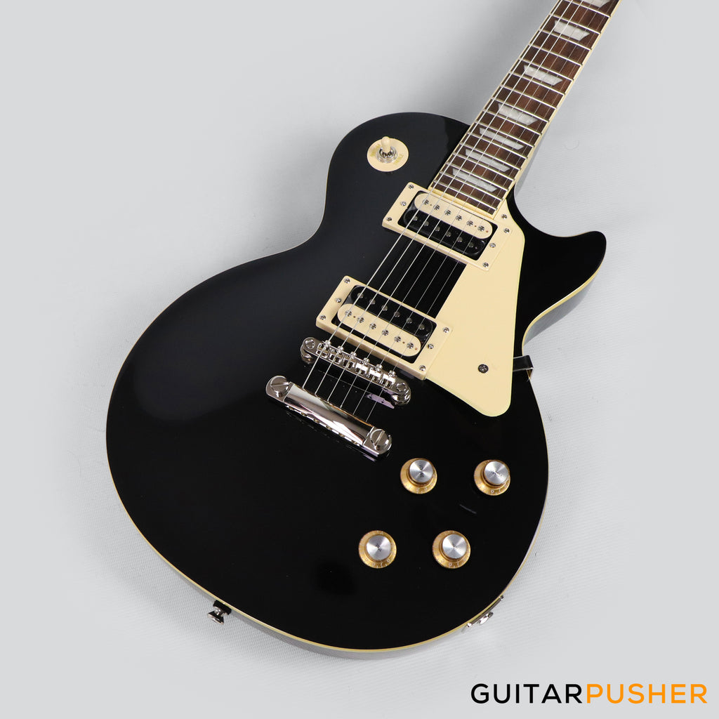 Epiphone Les Paul Classic Ebony Electric Guitar – GuitarPusher