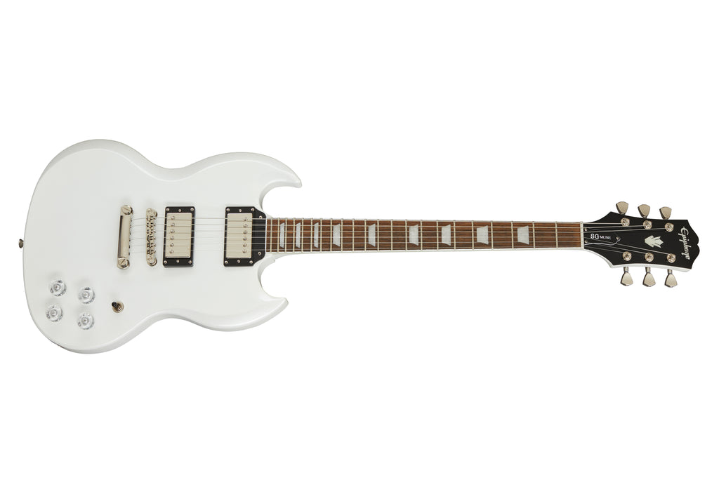 Epiphone SG Muse Electric Guitar - Pearl White Metallic – GuitarPusher
