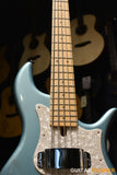F BASS VF5-J Founder JB Bass (Ice Blue Metallic) - Ash Body, Maple Fingerboard, Tinted Pearloid Pickguard w/ Aguilar Pickups, Active F Bass Preamp, & Gig Bag (20211)