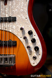 F BASS VF5-J 5-String Bass (Auburn Burst Gloss) - Ash Flat Top Body, Maple Fingerboard
