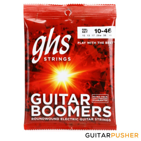 GHS Boomers GBL Light Electric Guitar Strings 10-46 (10 13 17 26 36 46)