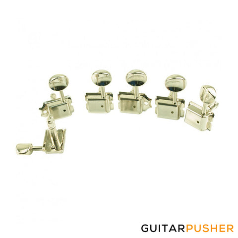 Gotoh 6 In Line Left Hand/Reverse Headstock Vintage Style Locking Machine Heads