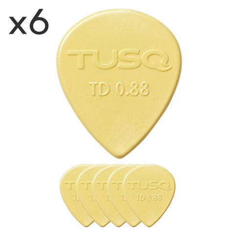 Graphtech TUSQ Tear Drop Pick 6 Pack - Warm